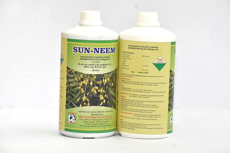 SUN NEEM OIL 1500 PPM EC